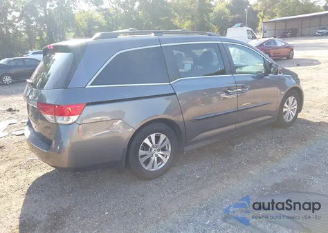 2015 Honda Odyssey Ex-L из США, поврежденный, VIN 5FNRL5H63FB016904